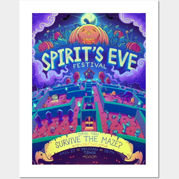 Stardew Valley Spirit's Eve Wall Art by Bratzoid